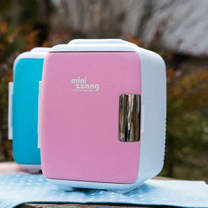 미니냉장고 원룸 작은 소형 초절전 저소음 무소음 냉장고 핑크 mz-04
